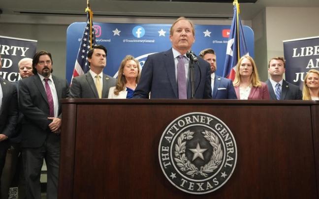 El fiscal general de Texas, Ken Paxton, en una foto de archivo.