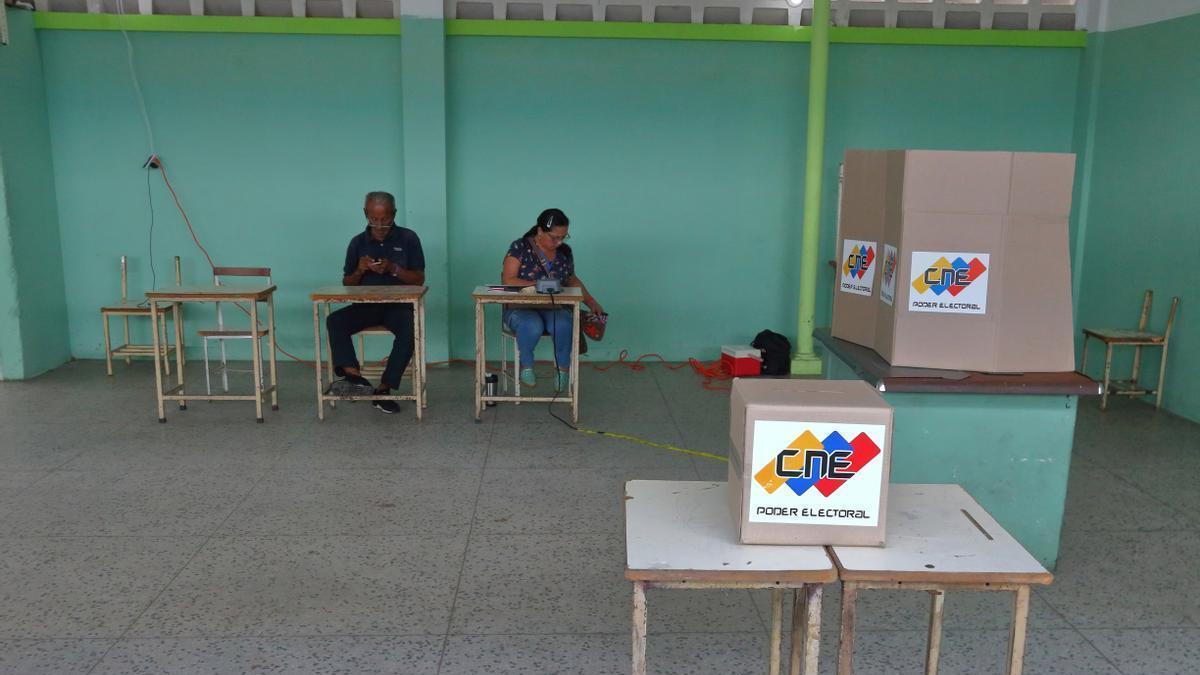 Un centro de votación de Maracaibo en las pasadas elecciones en Venezuela.