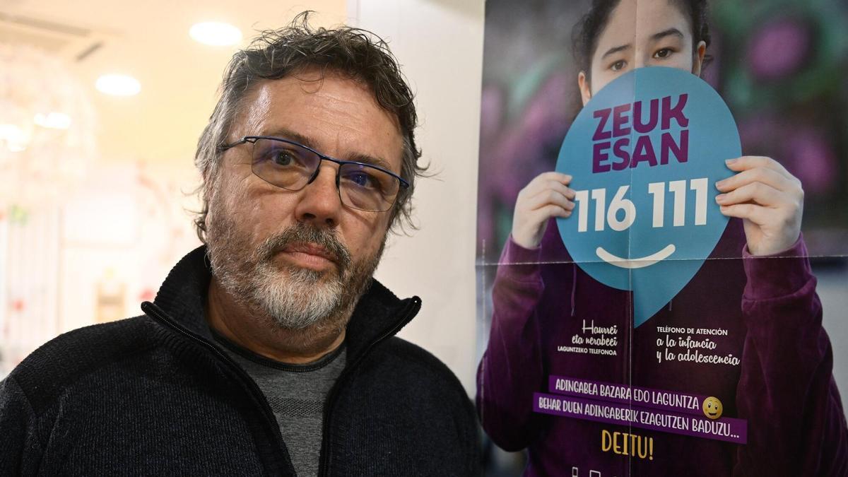 Kepa Torrealdea, psicólogo y coordinador de Zeuk Esan