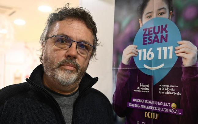 Kepa Torrealdea, psicólogo y coordinador de Zeuk Esan