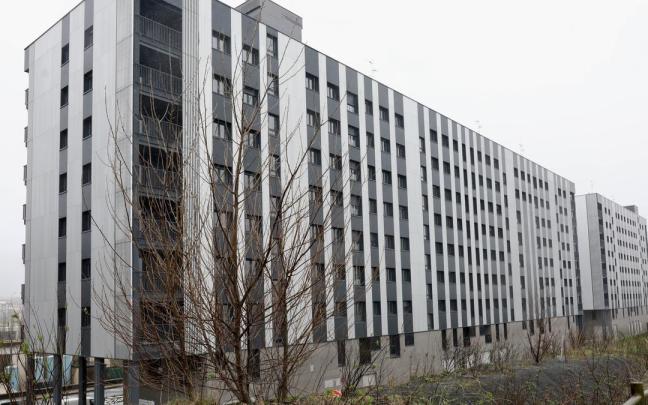 Las 180 viviendas de protección ofical de La Punta en Sestao se acabarán a lo largo del próximo mes de abril