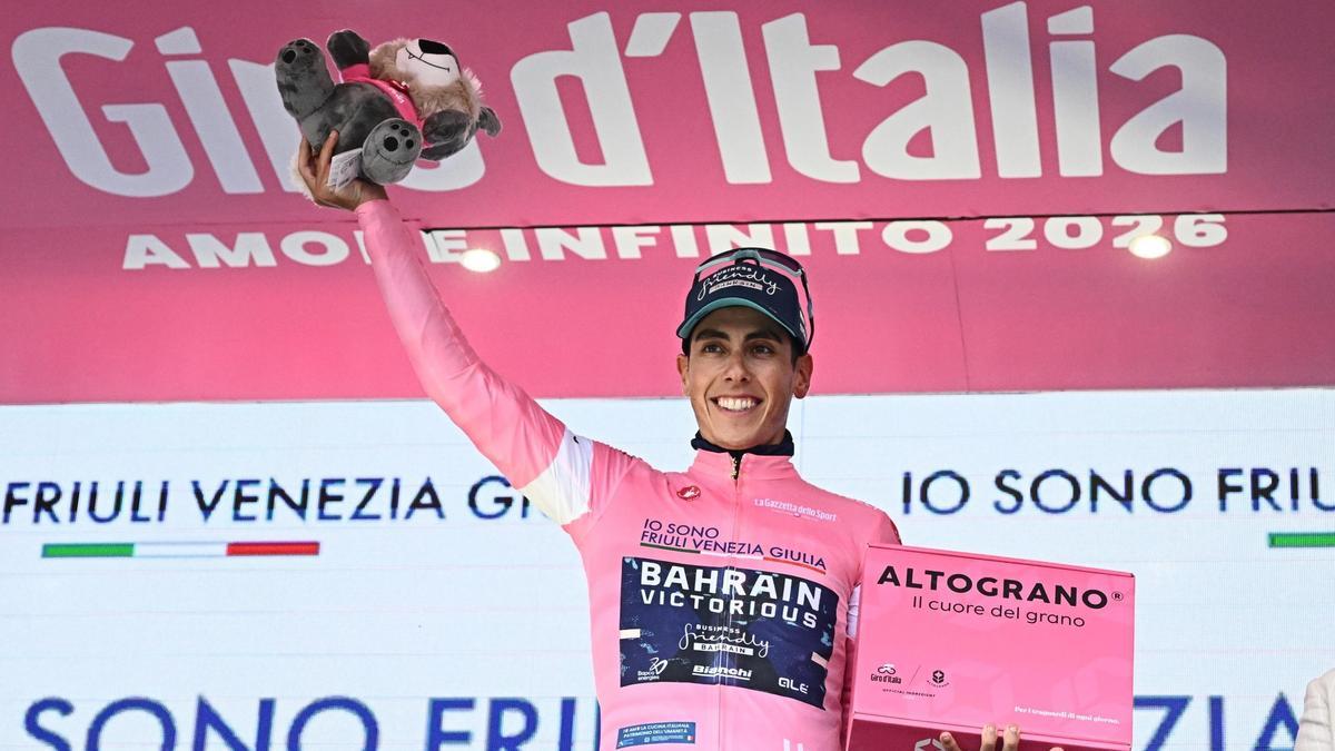 Afonso Eulálio, líder del Giro.