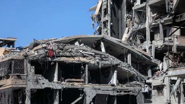 Edificios destruidos en Gaza