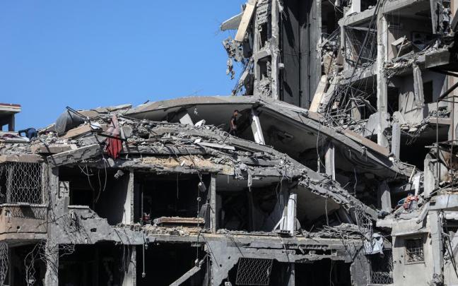 Edificios destruidos en Gaza