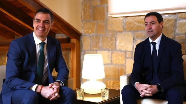 Imagen de archivo de una reunión entre Sánchez y Pradales. / Presidencia del Gobierno/Fernand