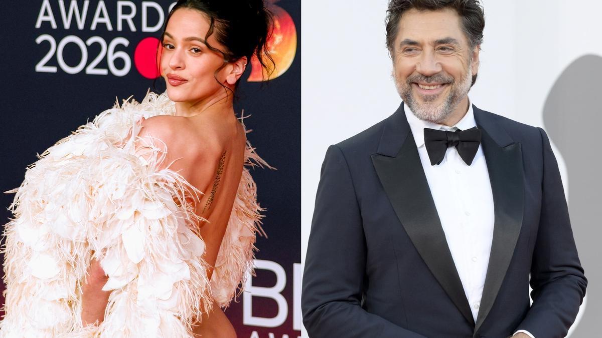 Rosalía y Javier Bardem.