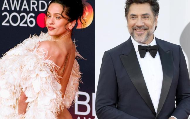 Rosalía y Javier Bardem.
