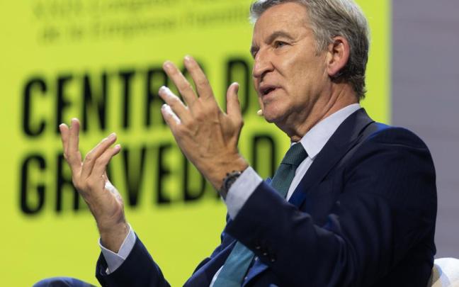 El presidente del Partido Popular, Alberto Núñez Feijóo.