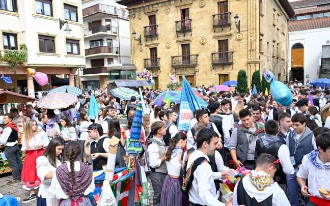 Concurso de carros en las Euskal Jaiak Zarautz del año pasado.