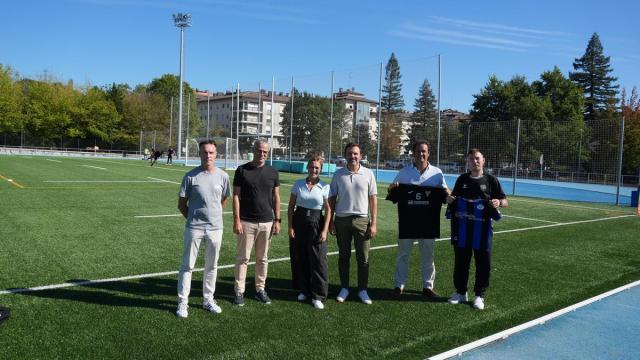 Presentación de la jornada de fútbol inclusivo.