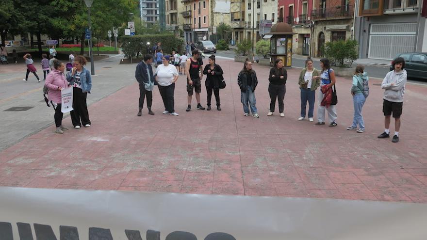 Algunos de los vecinos que han acudido al acto.