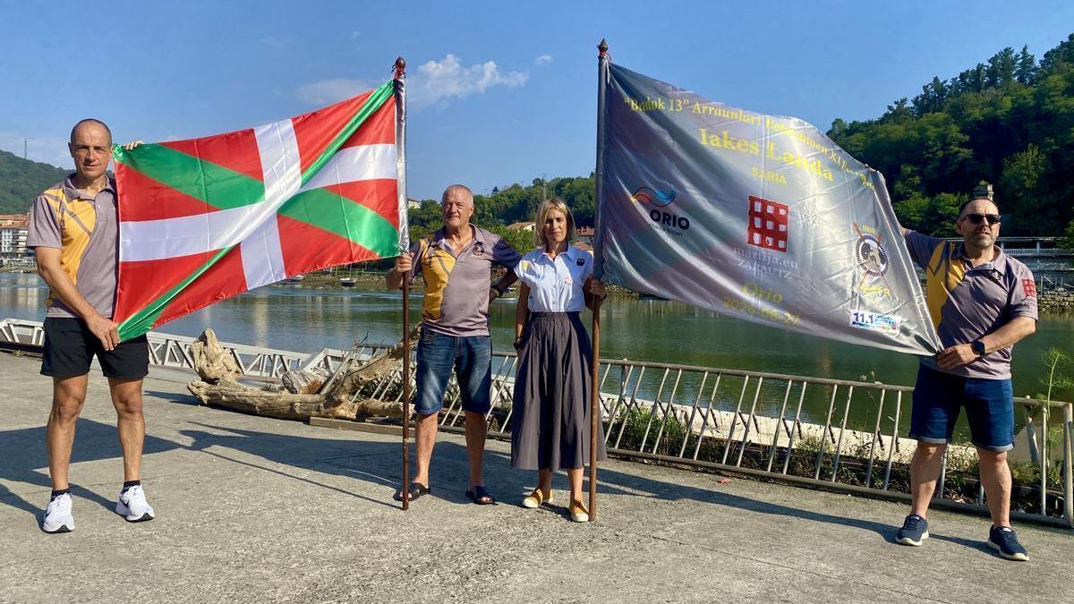 Presentación este jueves en el Arraunetxe de Orio del XI Memorial Jakes Landa y III Memorial Edu Mugertza, que se disputará el sábado en el río Oria.