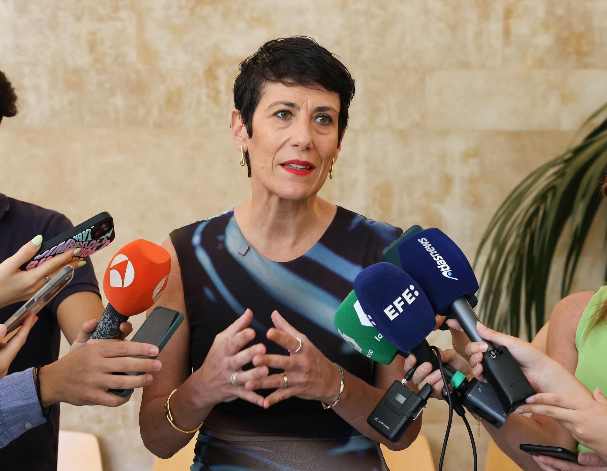 La ministra de Inclusión, Seguridad Social y Migraciones, Elma Saiz.