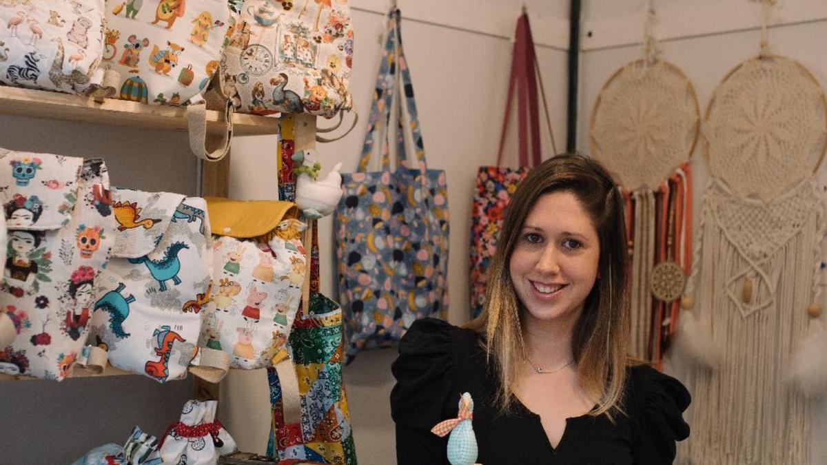 Leire Don Castillero, emprendedora de la marca 'Hecho con arte'