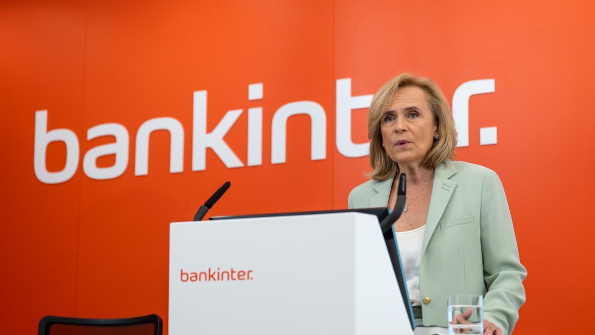 Gloria Ortiz, consejera delegada de Bankinter, el primer banco que presentará resultados