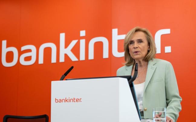 Gloria Ortiz, consejera delegada de Bankinter, el primer banco que presentará resultados