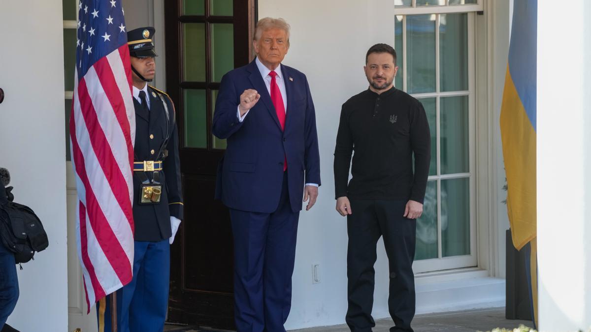 Tensión en la Casa Blanca durante la reunión entre Trump y Zelenski