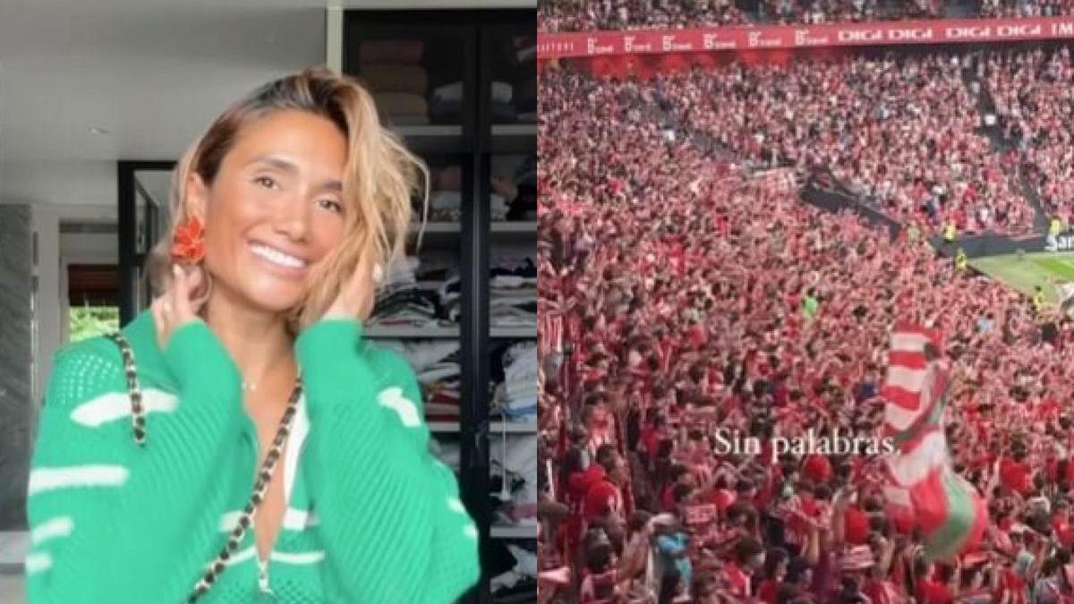 El look de la influencer vasca Iera Paperlight para ir a ver al Athletic en San Mamés