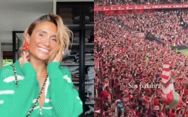 El look de la influencer vasca Iera Paperlight para ir a ver al Athletic en San Mamés