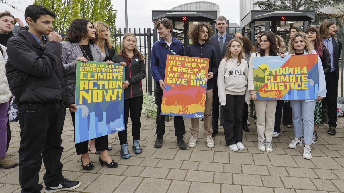 Concentración para exigir medidas contra el cambio climático.