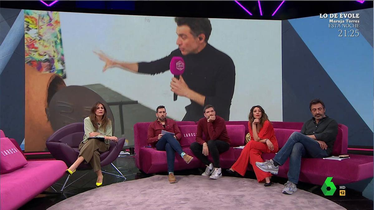 Nuria Roca junto a sus colaboradores en 'La Roca'.