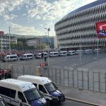 Dispositivo de seguridad en San Mamés Deia