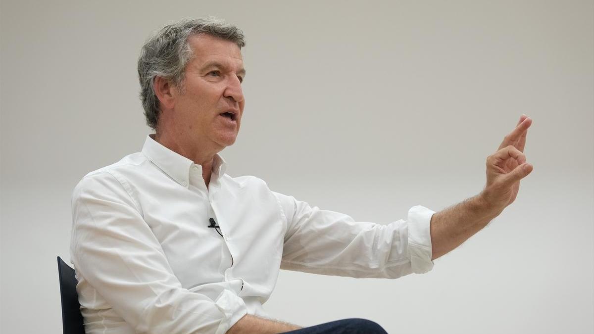 El líder del PP, Alberto Núñez Feijóo.