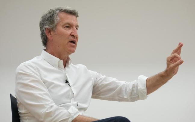 El líder del PP, Alberto Núñez Feijóo.