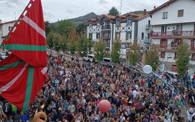 Chupinazo de las fiestas de Sanmiel