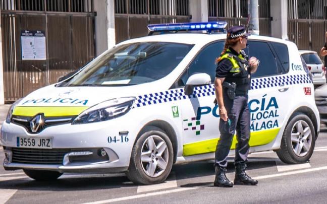 Una agente de la Policía Local de Málaga.