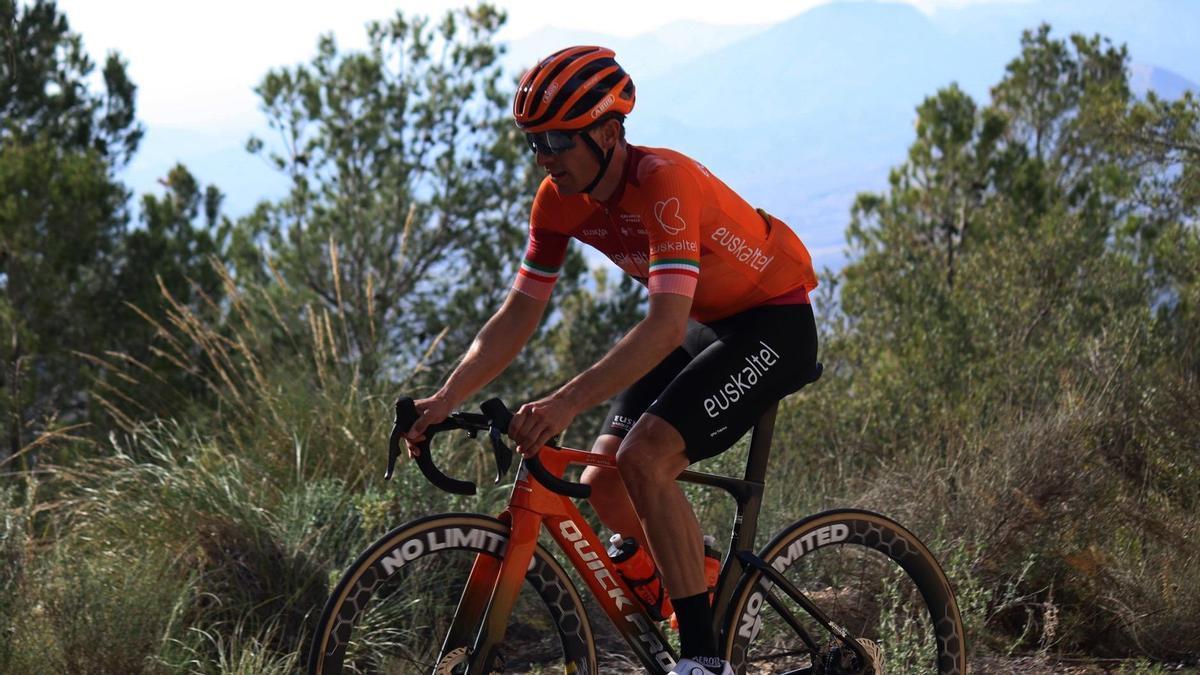 Jonathan Lastra, durante un entrenamiento.