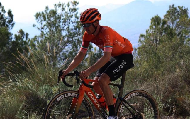 Jonathan Lastra, durante un entrenamiento.