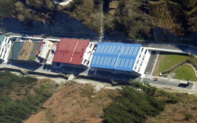 Vista aérea del poligono industrial de Matsaria.