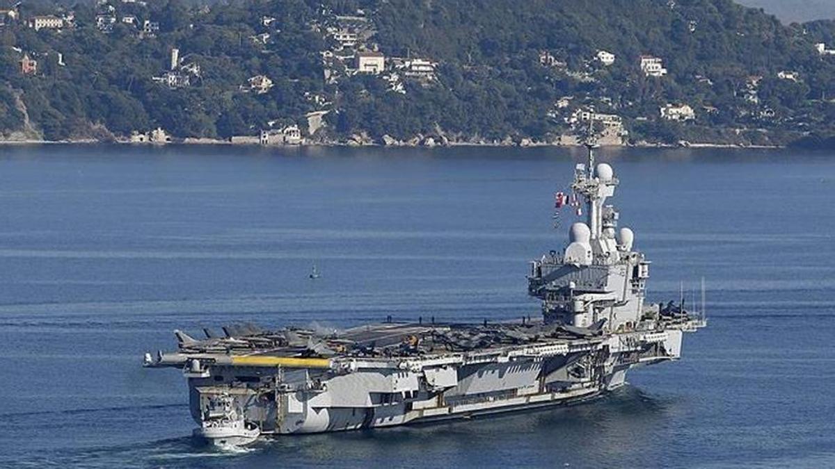 El portaaviones francés de propulsión nuclear 'Charles de Gaulle'.