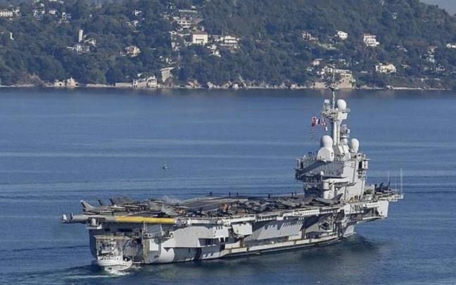 El portaaviones francés de propulsión nuclear 'Charles de Gaulle'.
