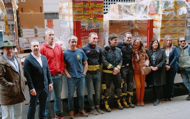 La Gota de Leche ha hecho entrega de más de 4 toneladas de productos variados para atender necesidades de familias en exclusión de Bilbao.
