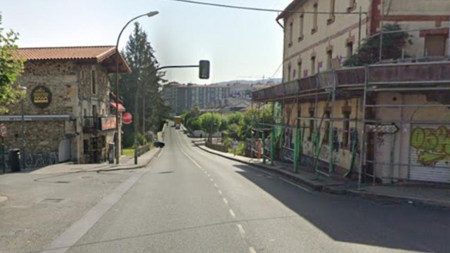 Durante dos meses no se va a poder circular por el carril de la calle Txomin Egileor sentido Galdakao