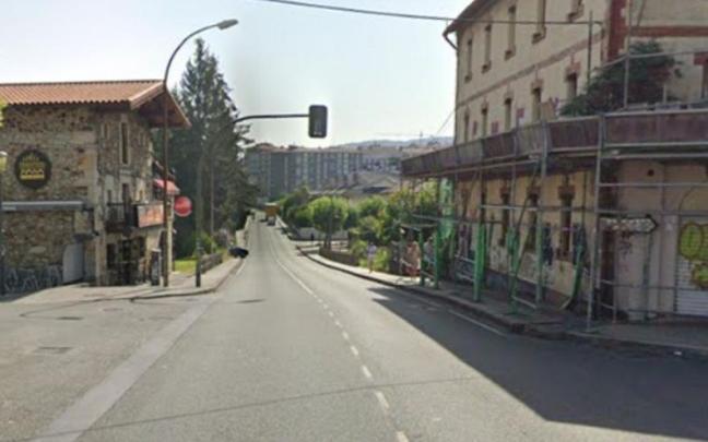 Durante dos meses no se va a poder circular por el carril de la calle Txomin Egileor sentido Galdakao