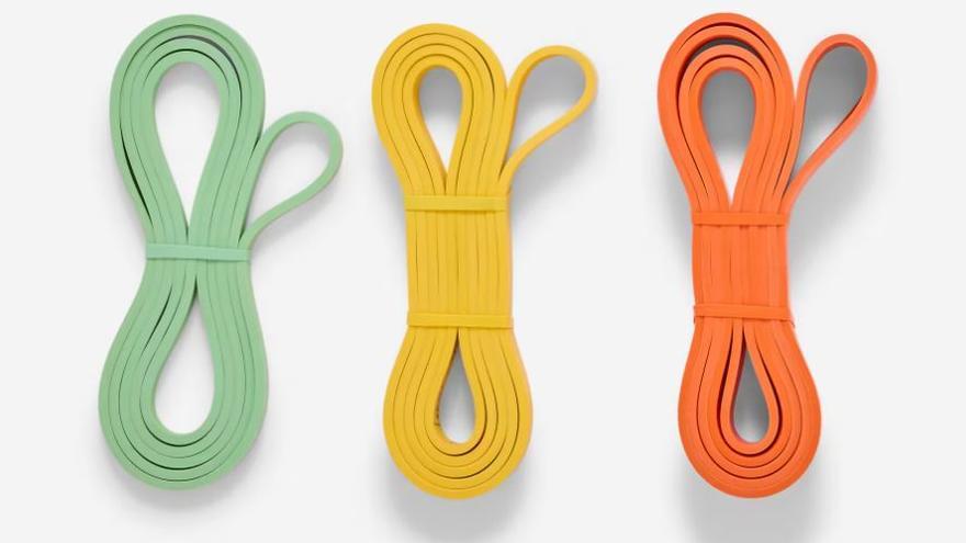 Lote de tres bandas elásticas de DOMYOS