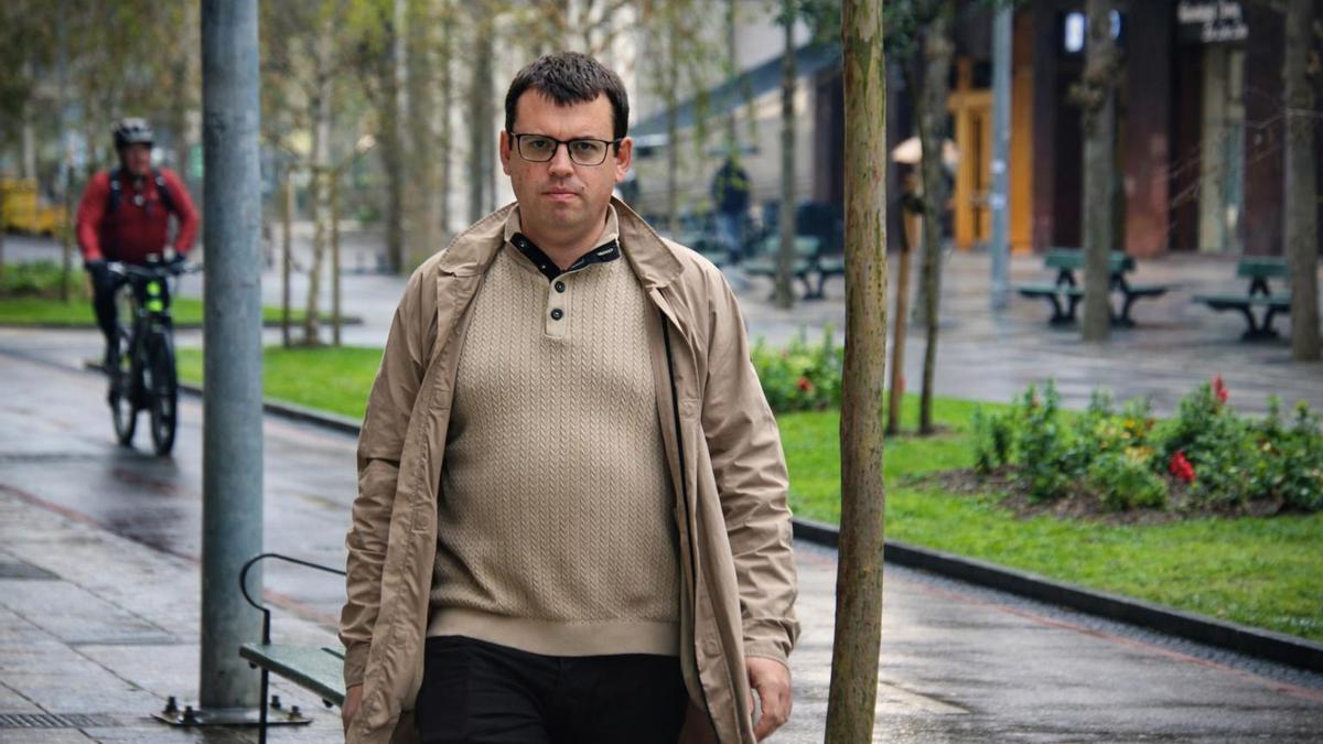 El portavoz del PNV en el Ayuntamiento de Arrasate, Ander Garay.