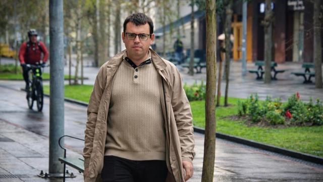 El portavoz del PNV en el Ayuntamiento de Arrasate, Ander Garay.