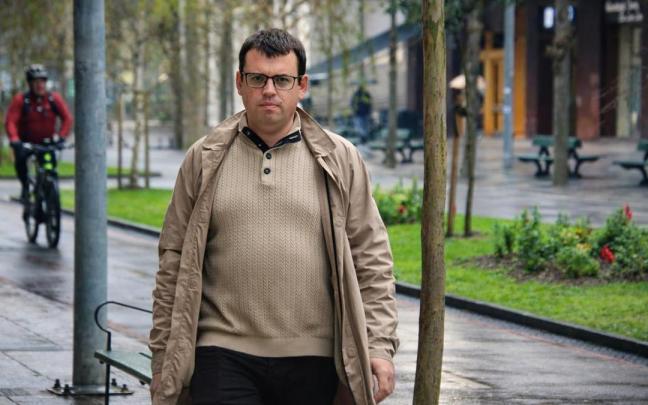 El portavoz del PNV en el Ayuntamiento de Arrasate, Ander Garay.