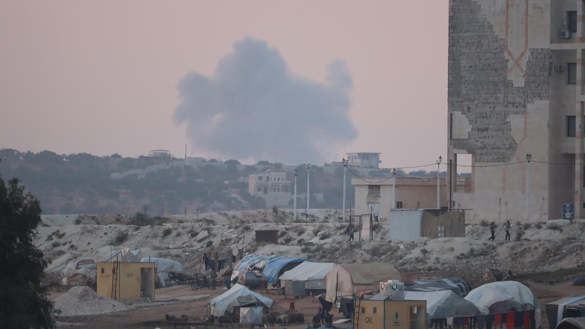 Imagen de un ataque israelí a Siria.