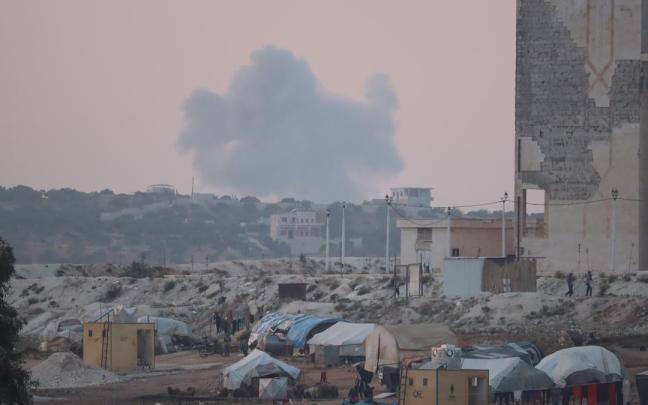 Imagen de un ataque israelí a Siria. / EP Imagen de un ataque israelí a Siria.