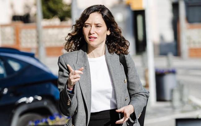Isabel Díaz Ayuso en una imagen tomada este miércoles 13 de merzo.