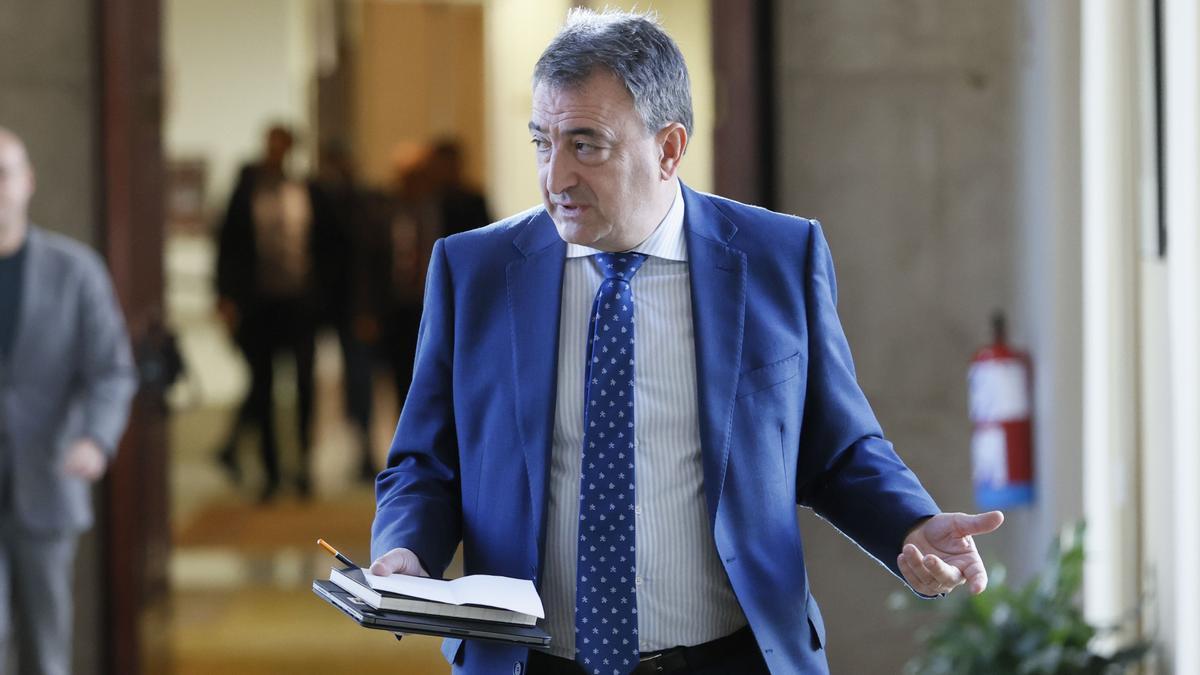 El líder del PNV, Aitor Esteban, en una imagen de archivo