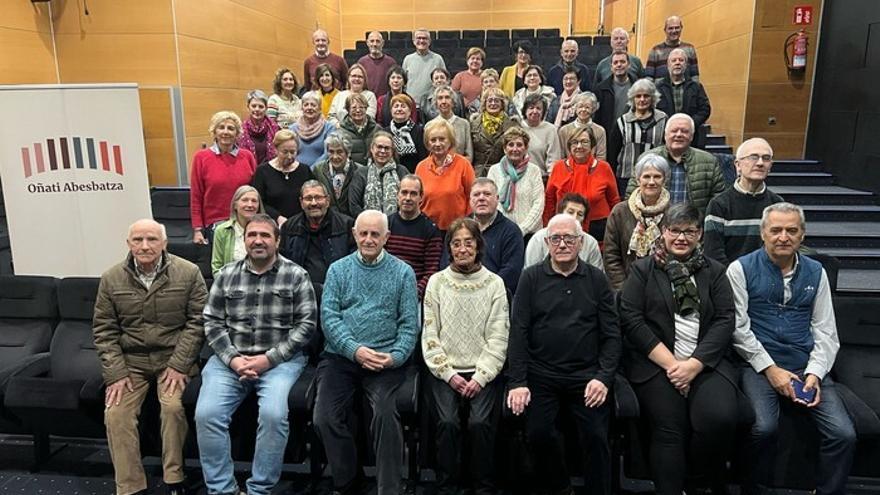 Oñati Abesbatza en la presentación de su 60 aniversario.