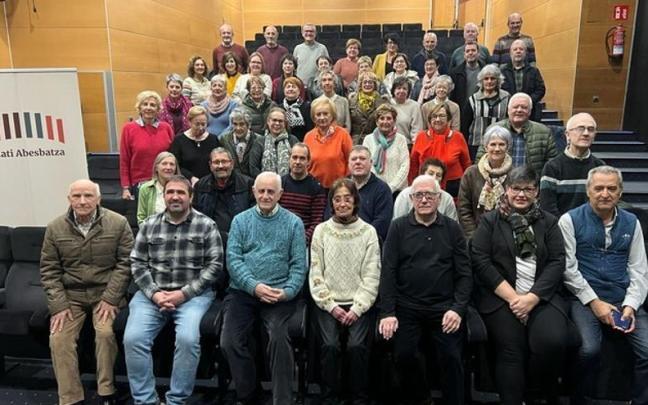 Oñati Abesbatza en la presentación de su 60 aniversario.