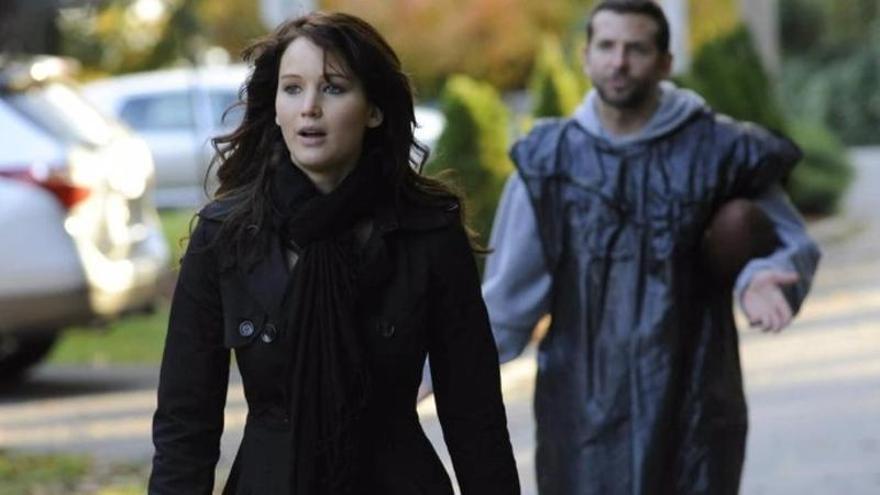 Jennifer Lawrence actuando en dos de sus películas más famosas.