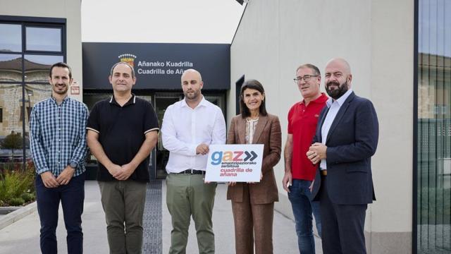 Arabako landa eremuan lehen GAZ zerbitzua irekitzeko hitzarmena sinatu dute Jaurlaritzak eta Añanako Kuadrillak.